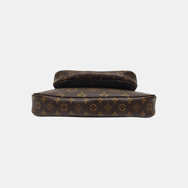 MULTI Monogram Coated Canvas Brown