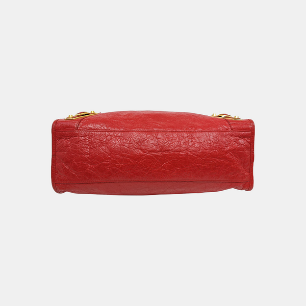 Classic City Medium Lambskin Red