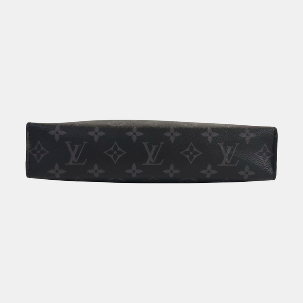 Pochette Voyag MM Monogram Coated Canvas Black