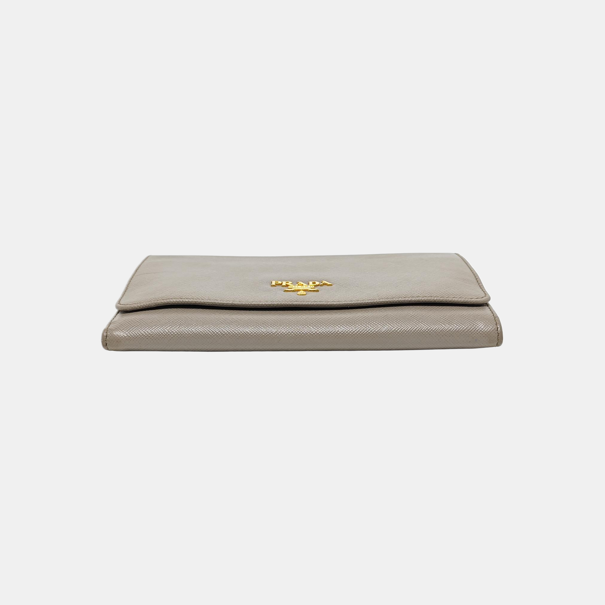 Calfskin Wallet Gray