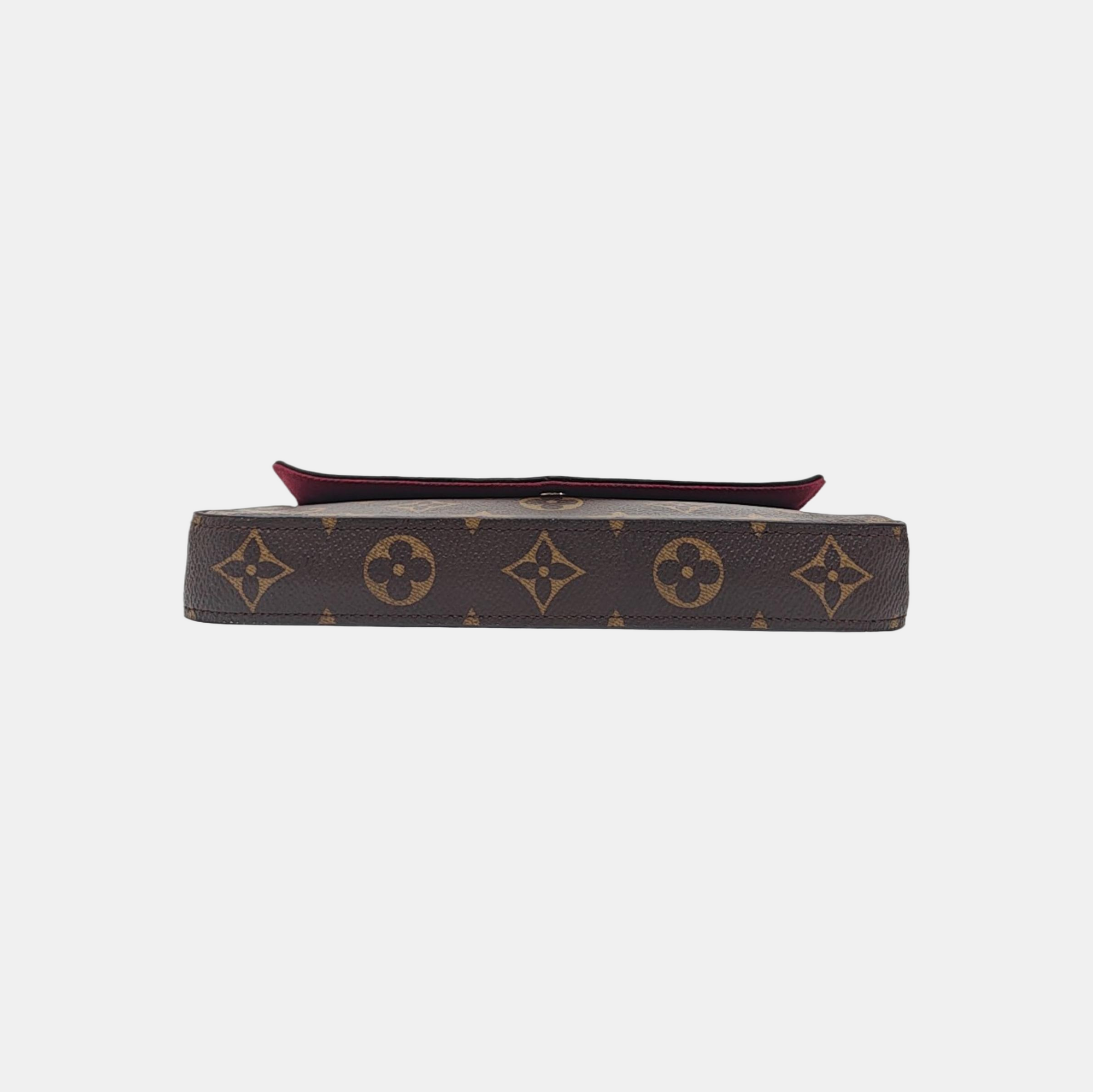 FÉLICIE Monogram Coated Canvas Brown