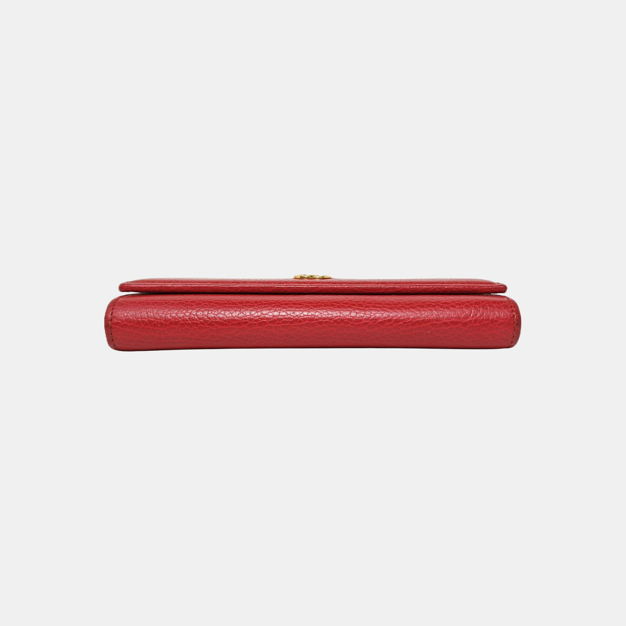 GG Marmont Super Mini Calfskin Red