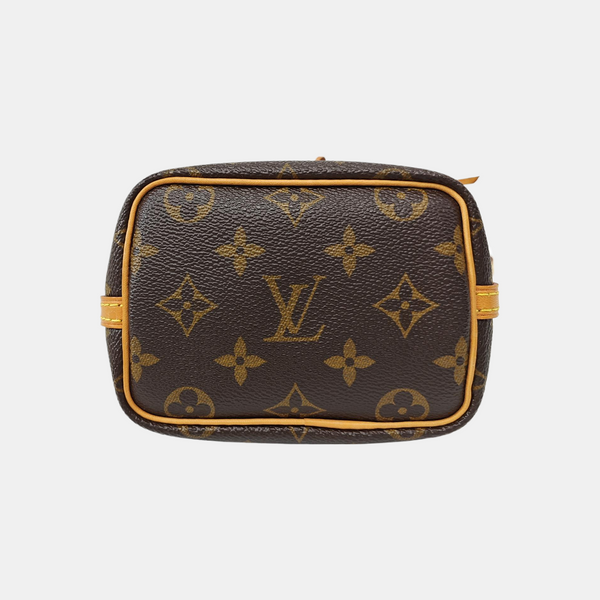 NÉONOÉ Nano Monogram Coated Canvas Brown
