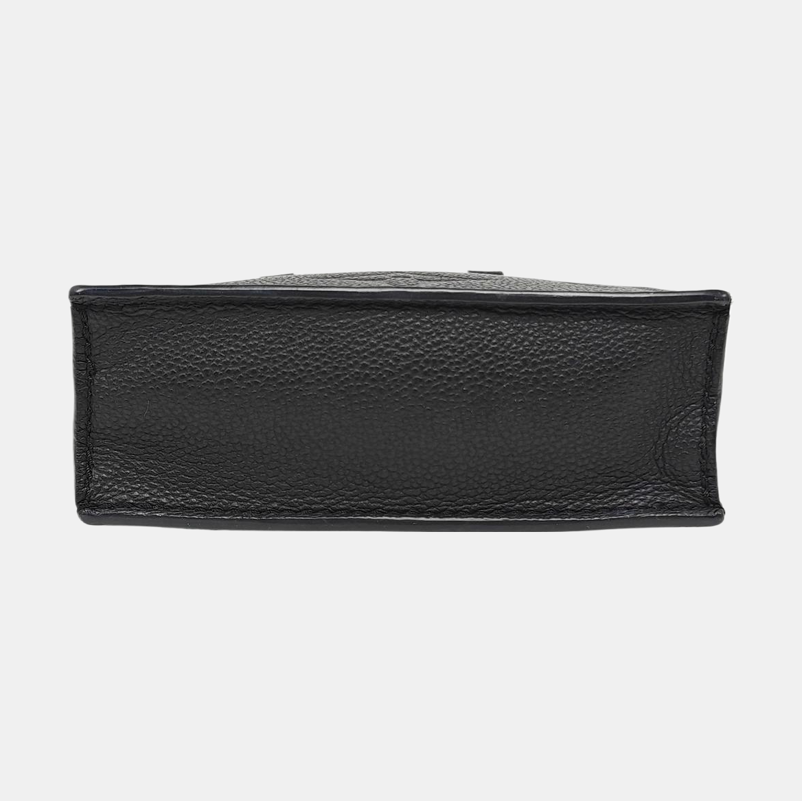 SAC PLAT Mini Calfskin Black