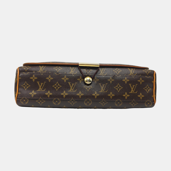 VALMY Monogram Coated Canvas Brown