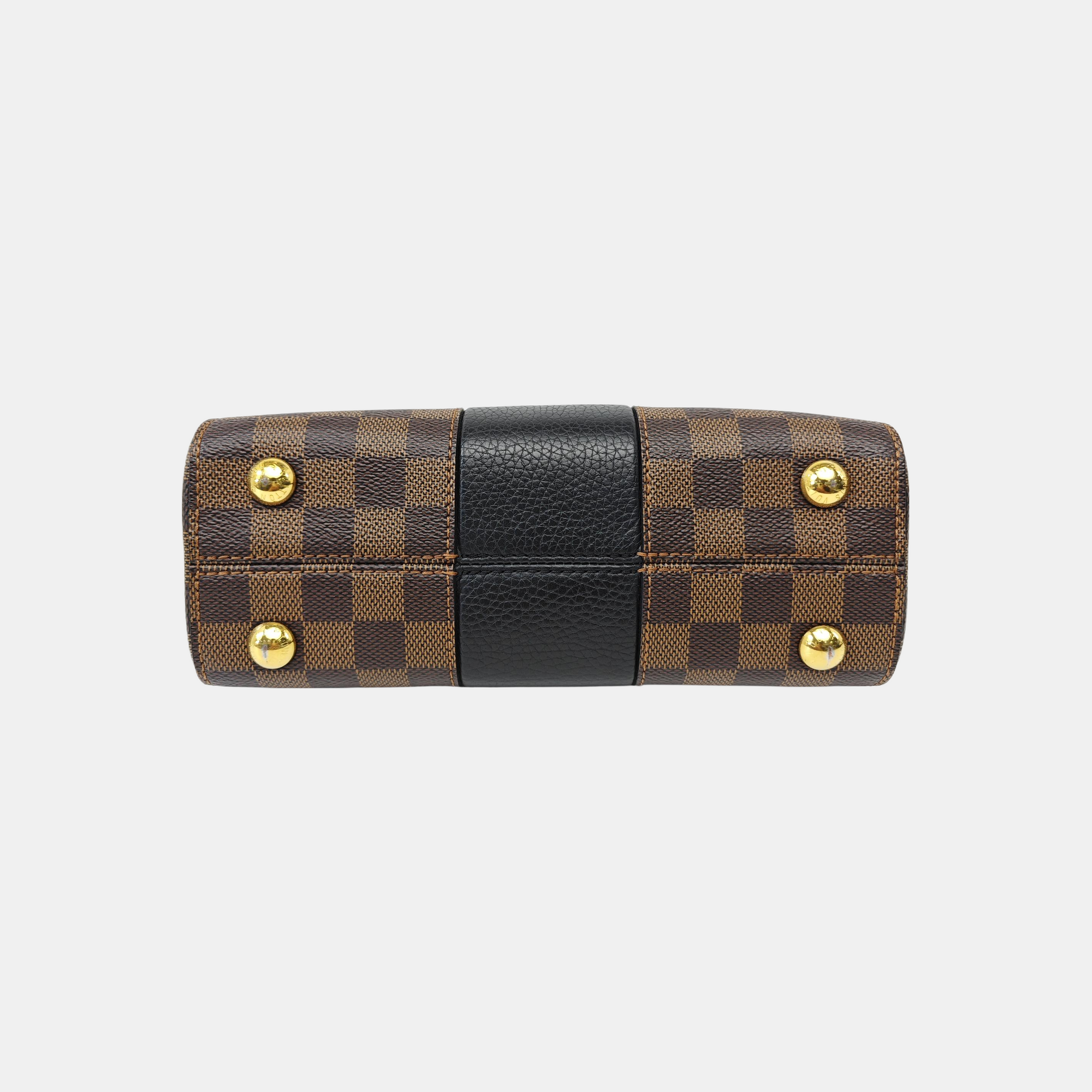 BOND STREET BB Damier Ebene Coated Canvas Brown
