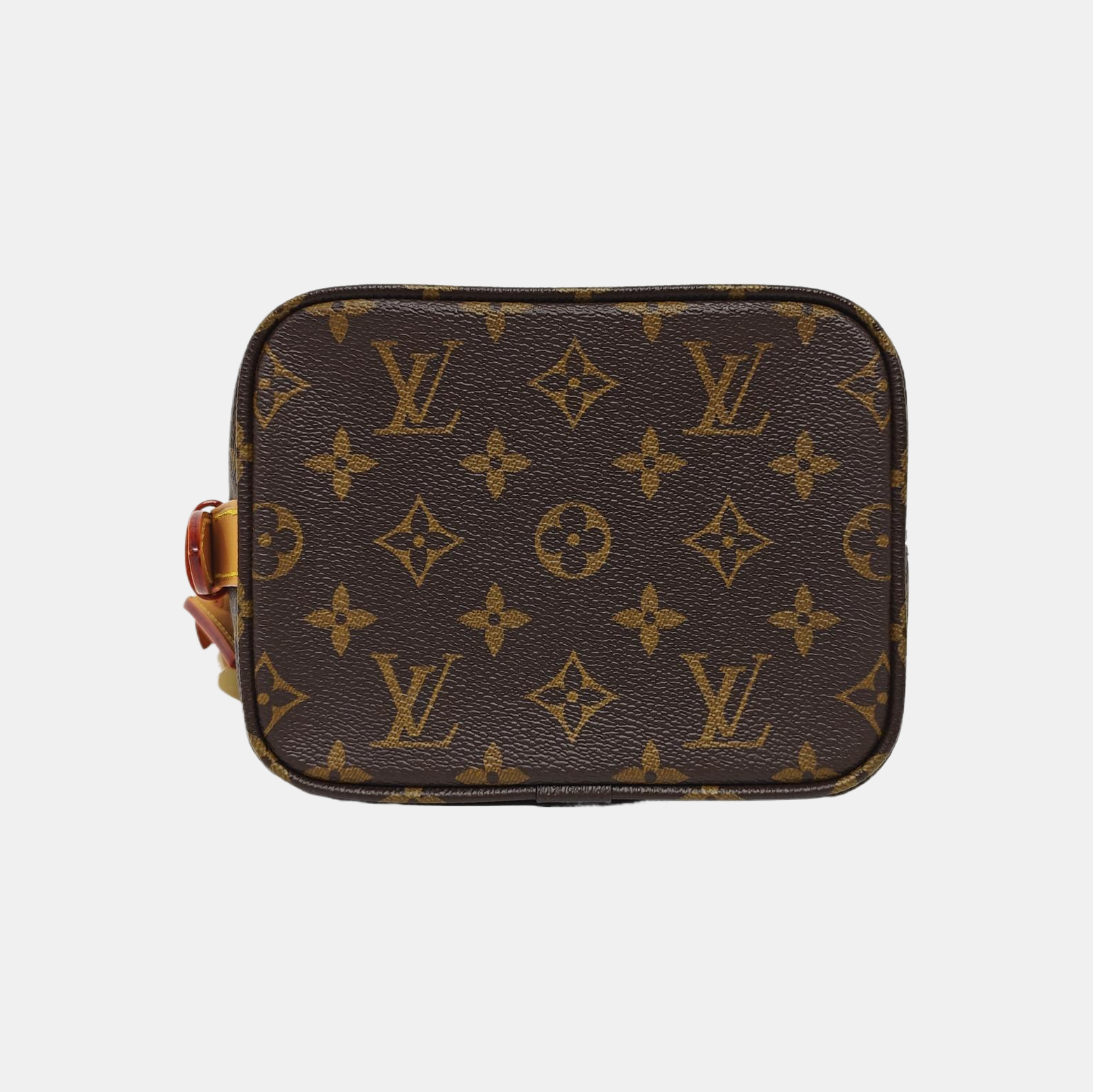 ALL IN BB Monogram Coated Canvas Brown