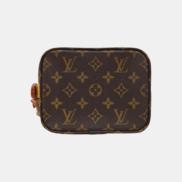 ALL IN BB Monogram Coated Canvas Brown
