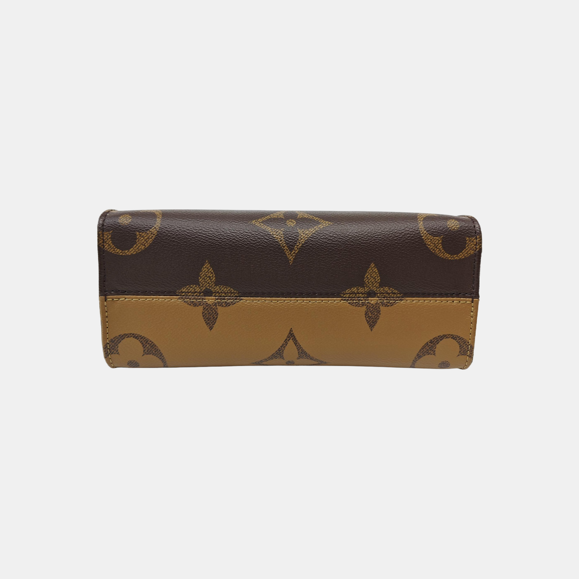 ONTHEGO PM Monogram Coated Canvas Brown