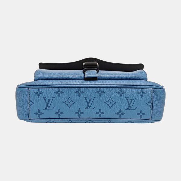 TAIGARAMA Monogram Coated Canvas Blue