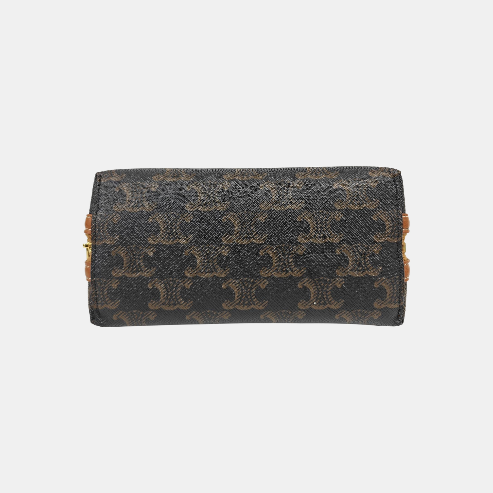 TRIOMPHE Mini Coated Canvas Brown