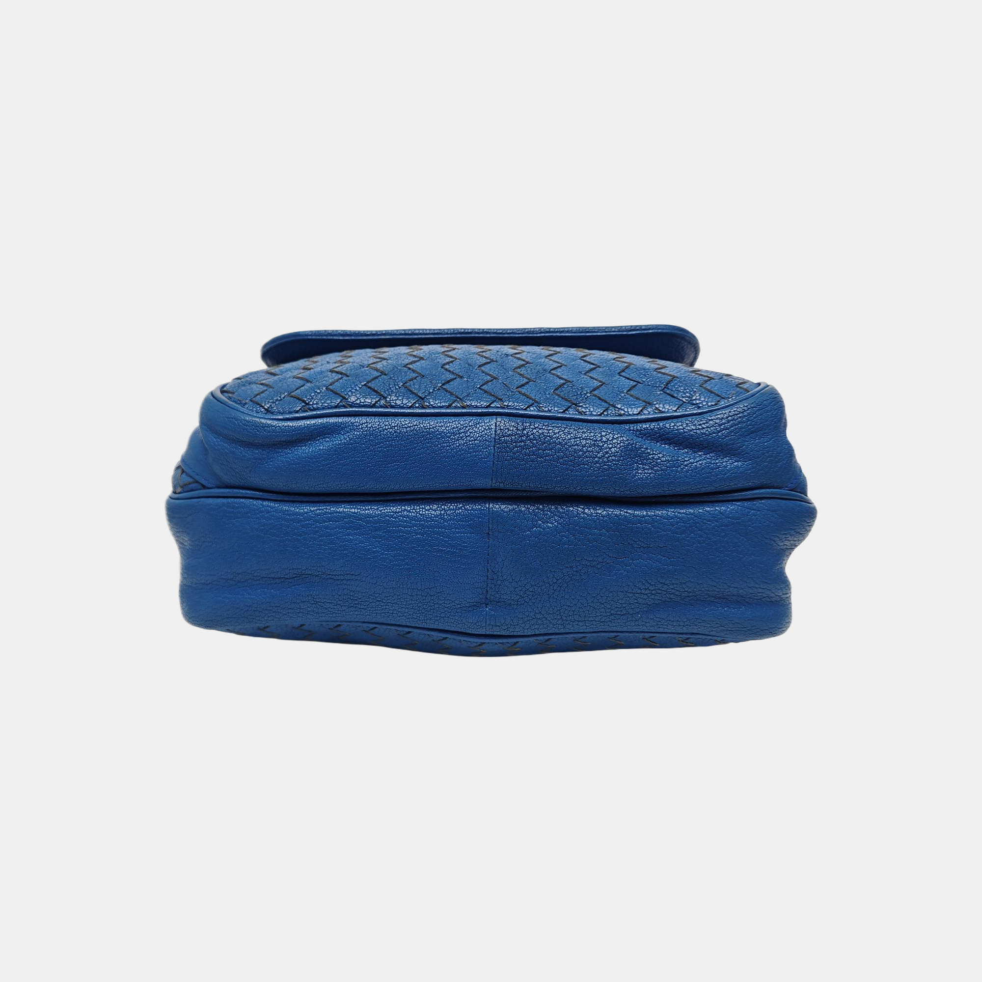 Calfskin Shoulder Bag Blue