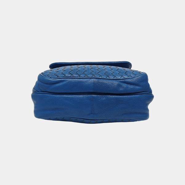Calfskin Shoulder Bag Blue