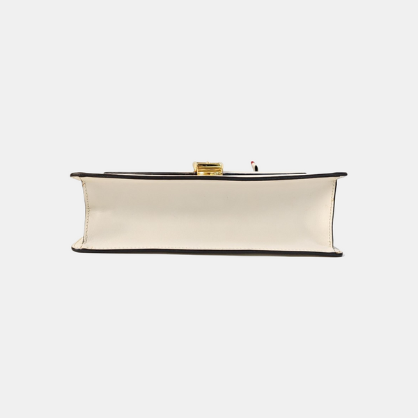 Sylvie Small Calfskin White