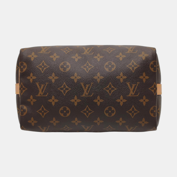 SPEEDY 25 Monogram Coated Canvas Brown