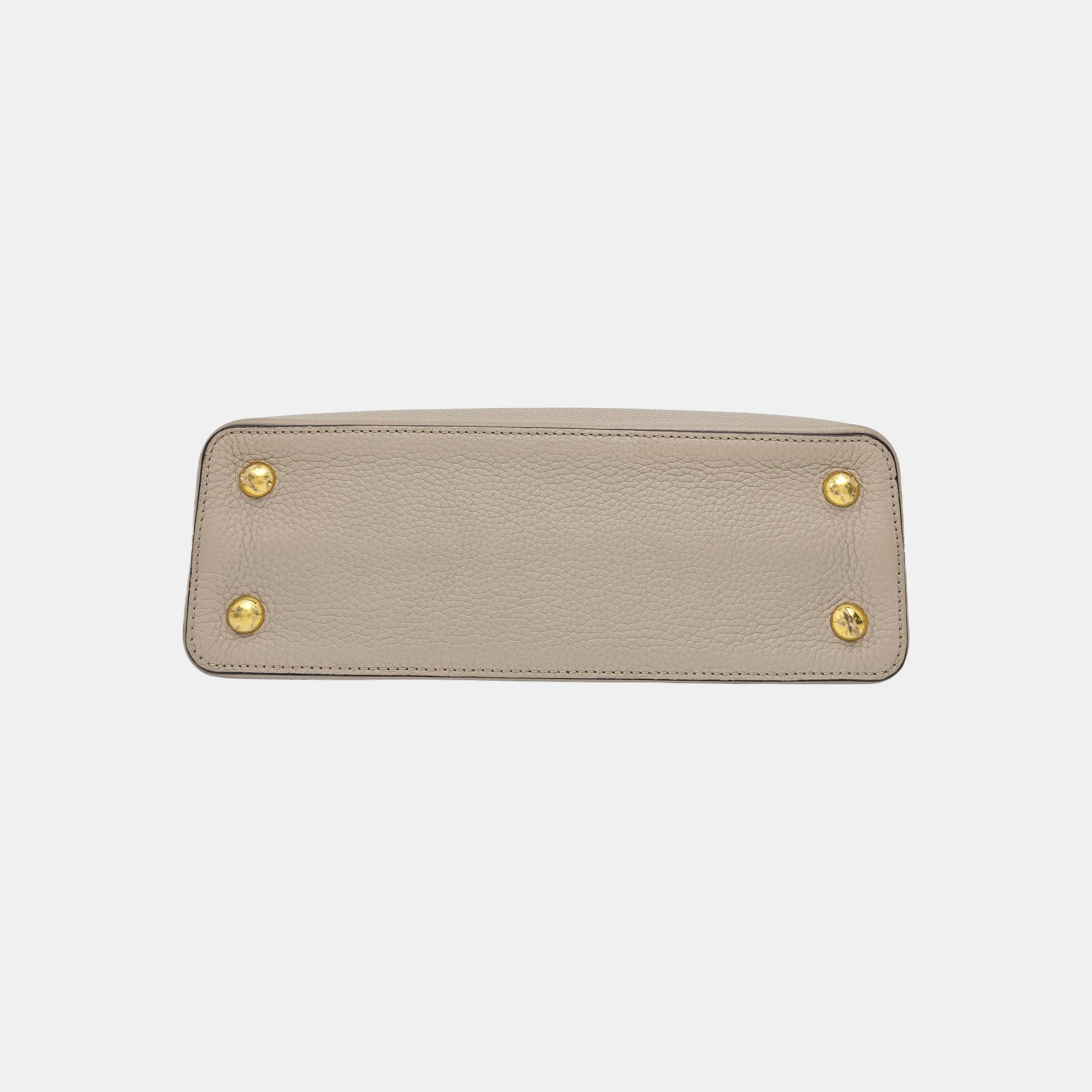 CAPUCINES MM Calfskin Gray