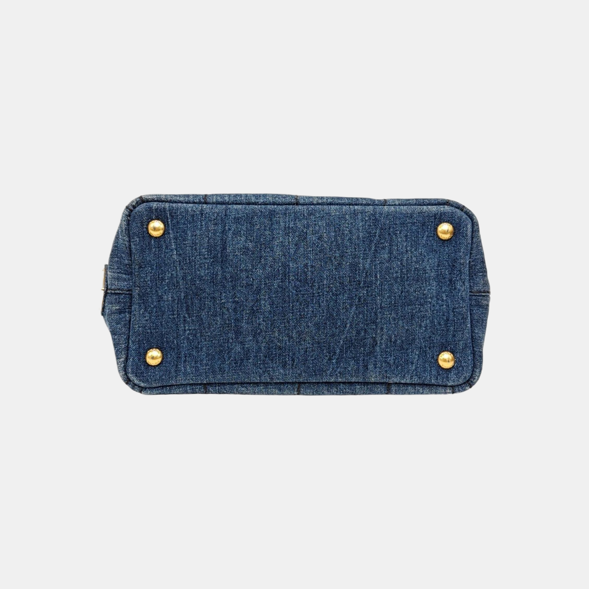 Denim Quilted Denim Blue