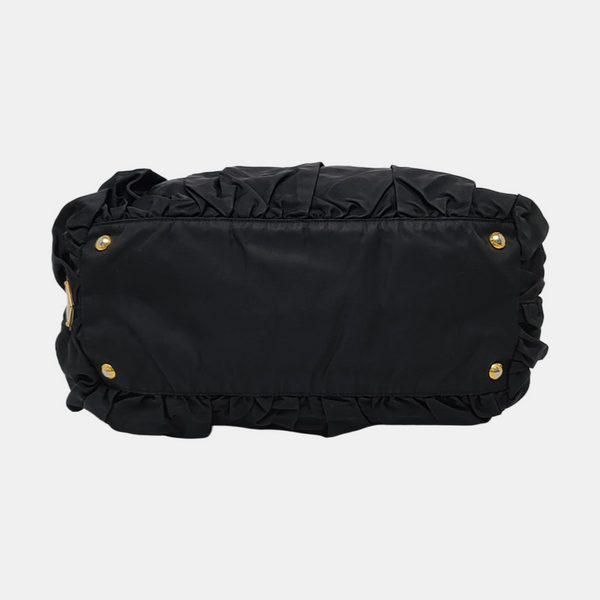 Quilted Nylon Black