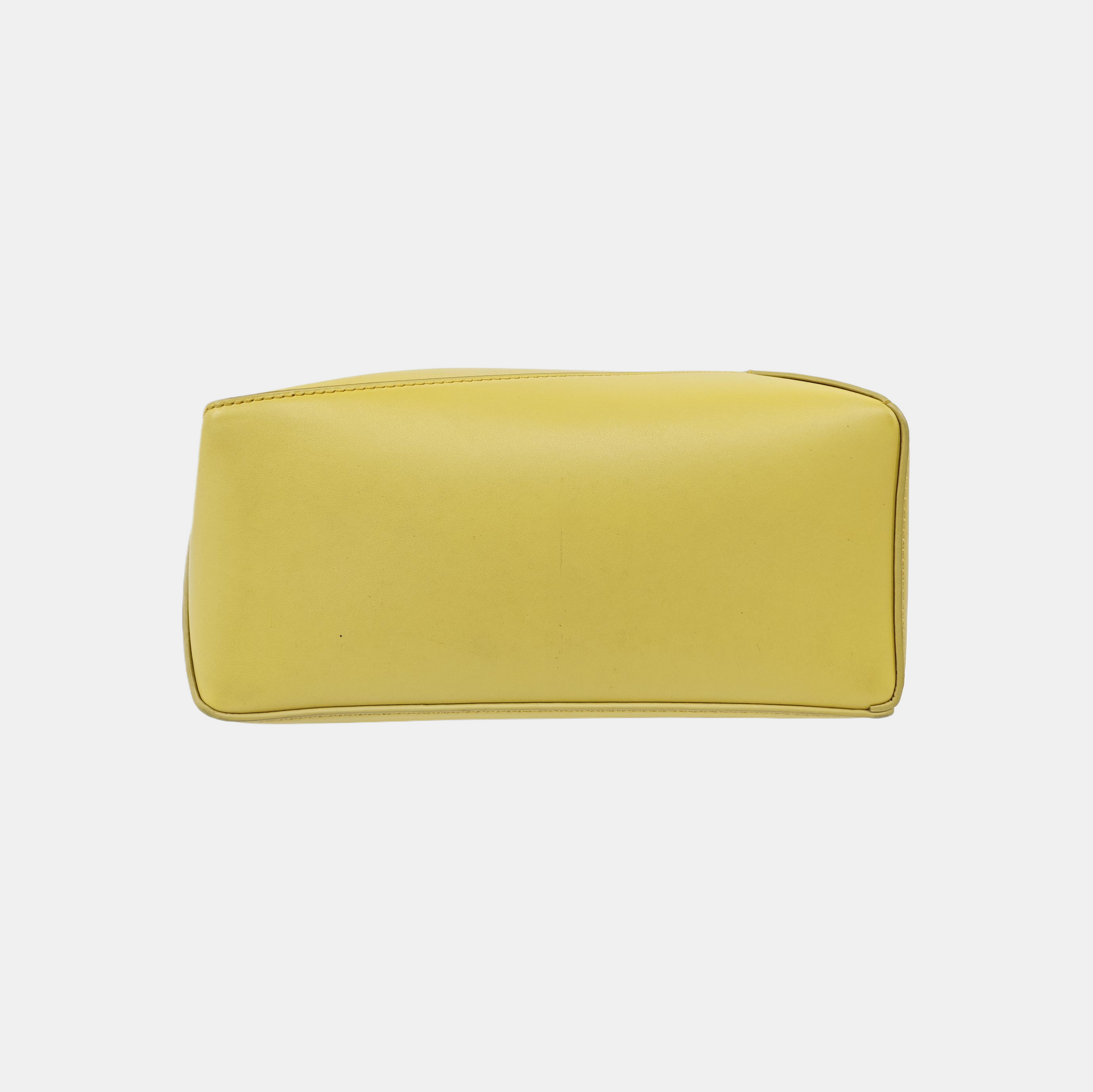 Puzzle Small Calfskin Yellow