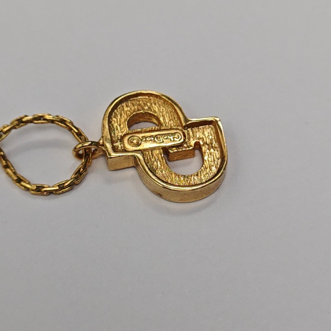 Petit CD Metal Gold Necklace