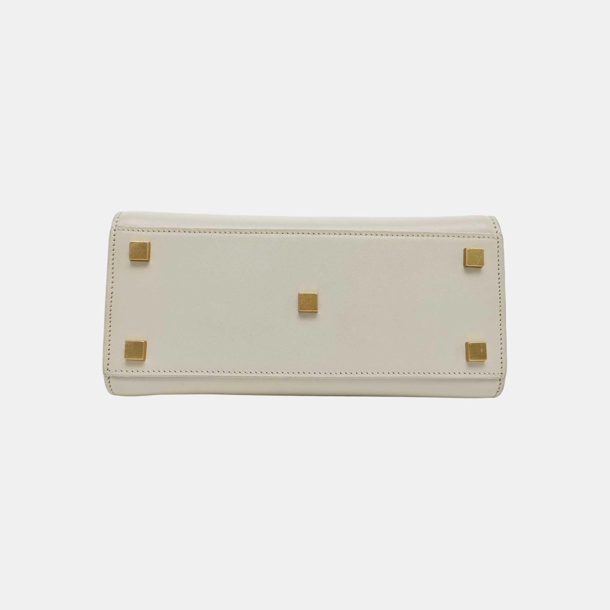 MANHATTAN Nano Calfskin White