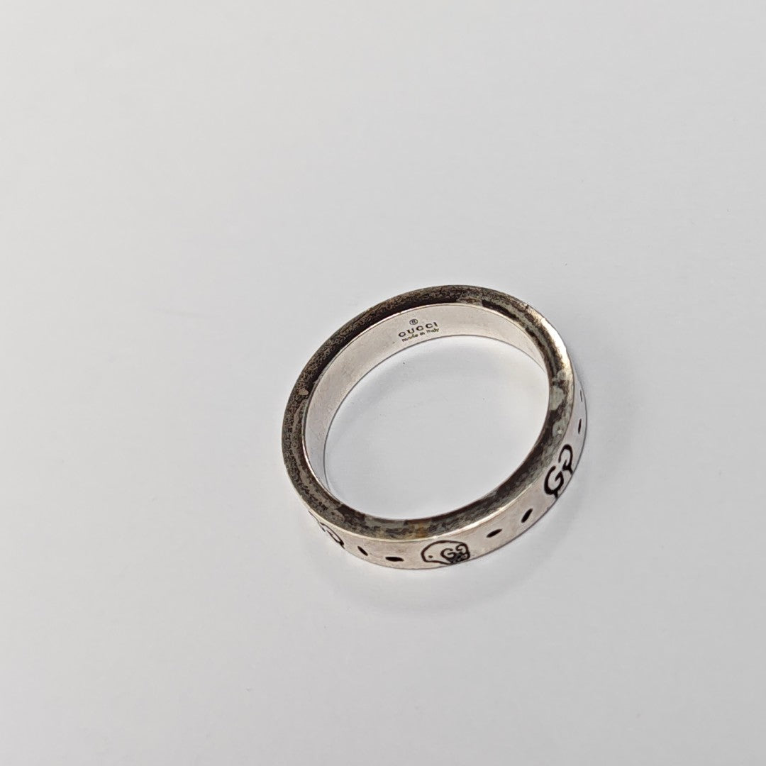 Ghost 925 Sterling Silver Ring EU 55