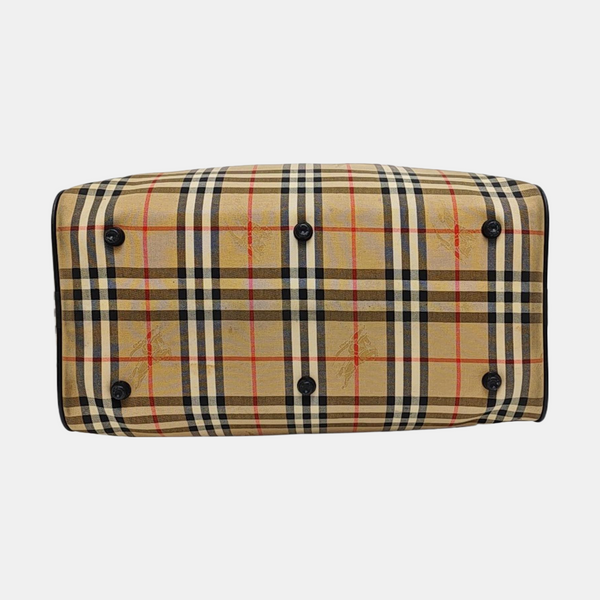 Canvas Top Handle Bag Beige