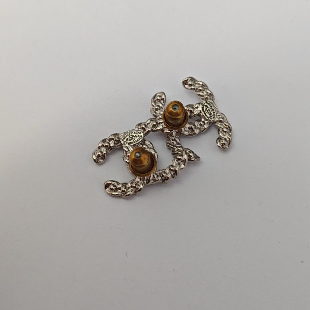 Metal Silver Stud Earrings