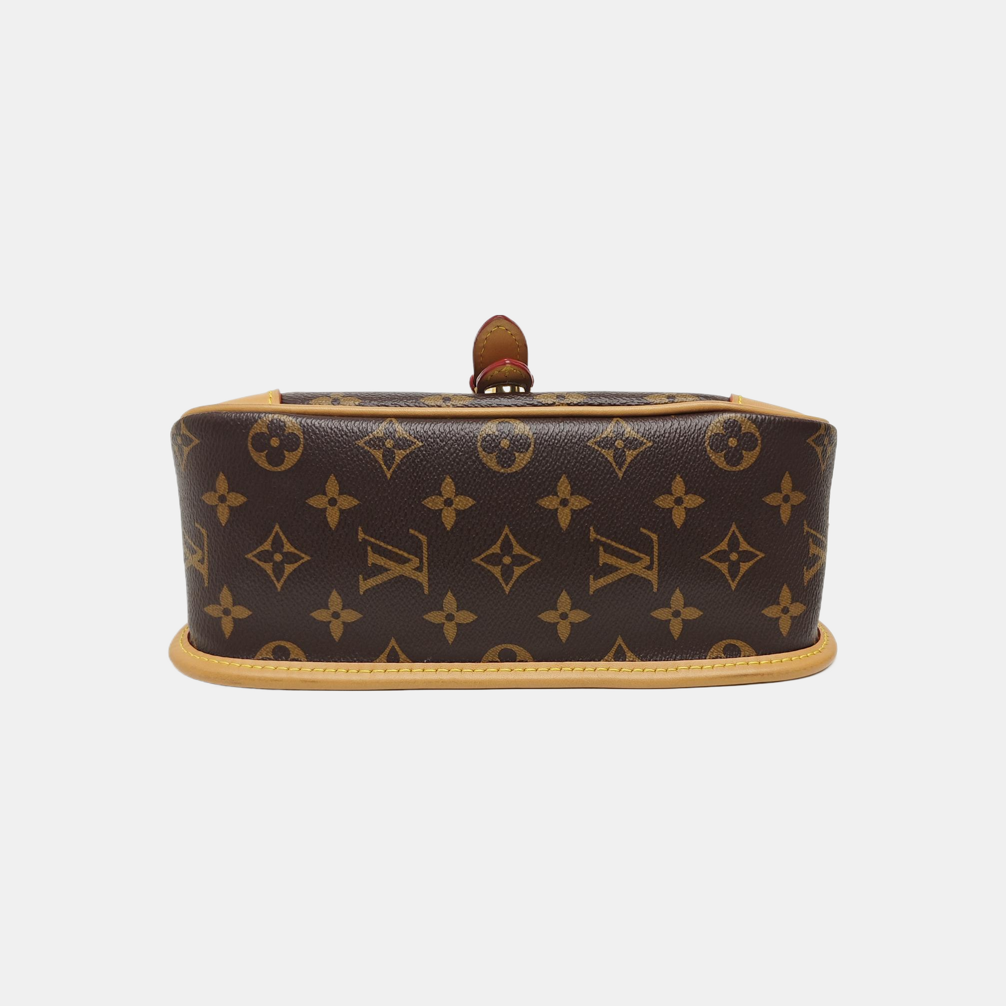 DIANE Monogram Coated Canvas Brown