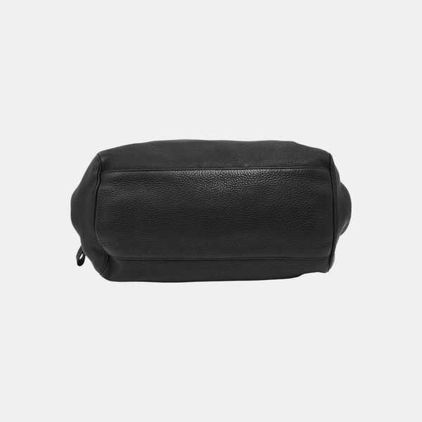 Abbey Calfskin Black