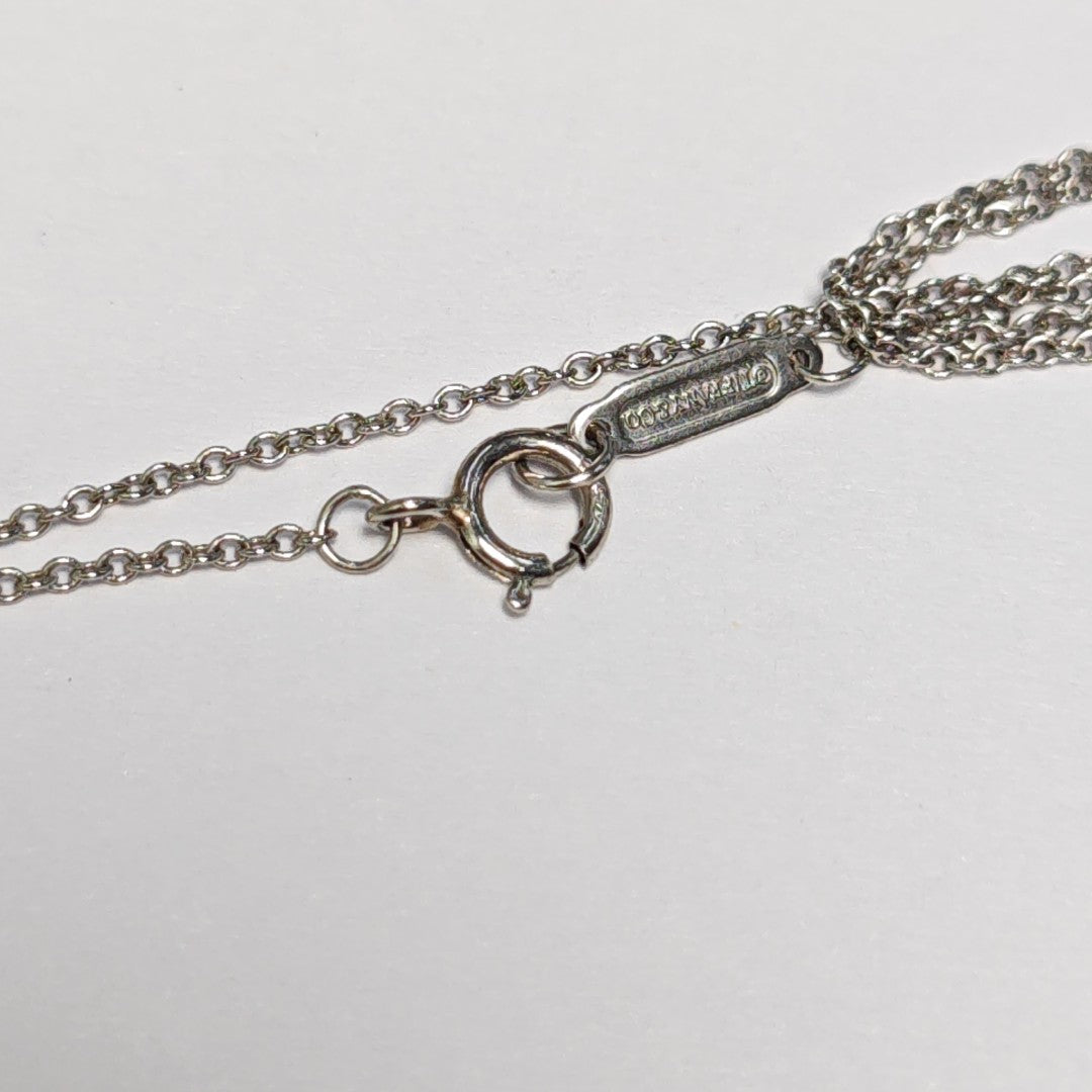 Tiffany Keys Platinum 950 Silver Necklace