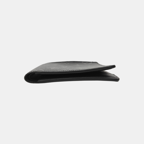 SLENDER Monogram Coated Canvas Black Wallet