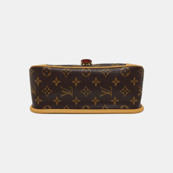 DIANE Monogram Coated Canvas Brown
