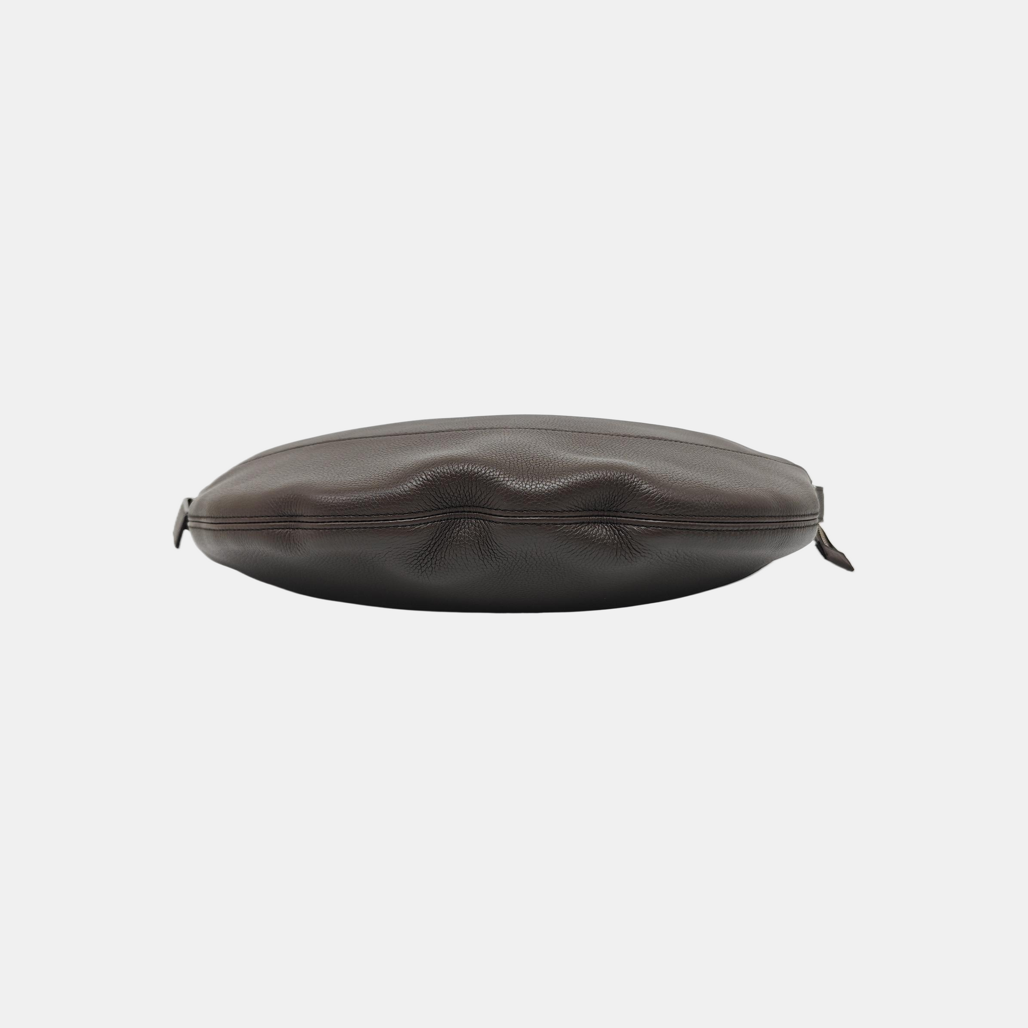 Calfskin Shoulder Bag Brown