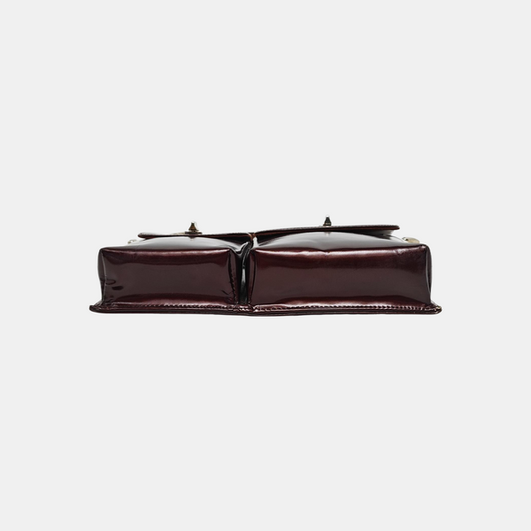 Calfskin Shoulder Bag Red