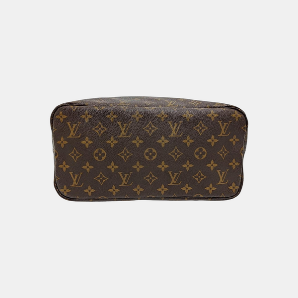 NEVERFULL MM Monogram Coated Canvas Brown