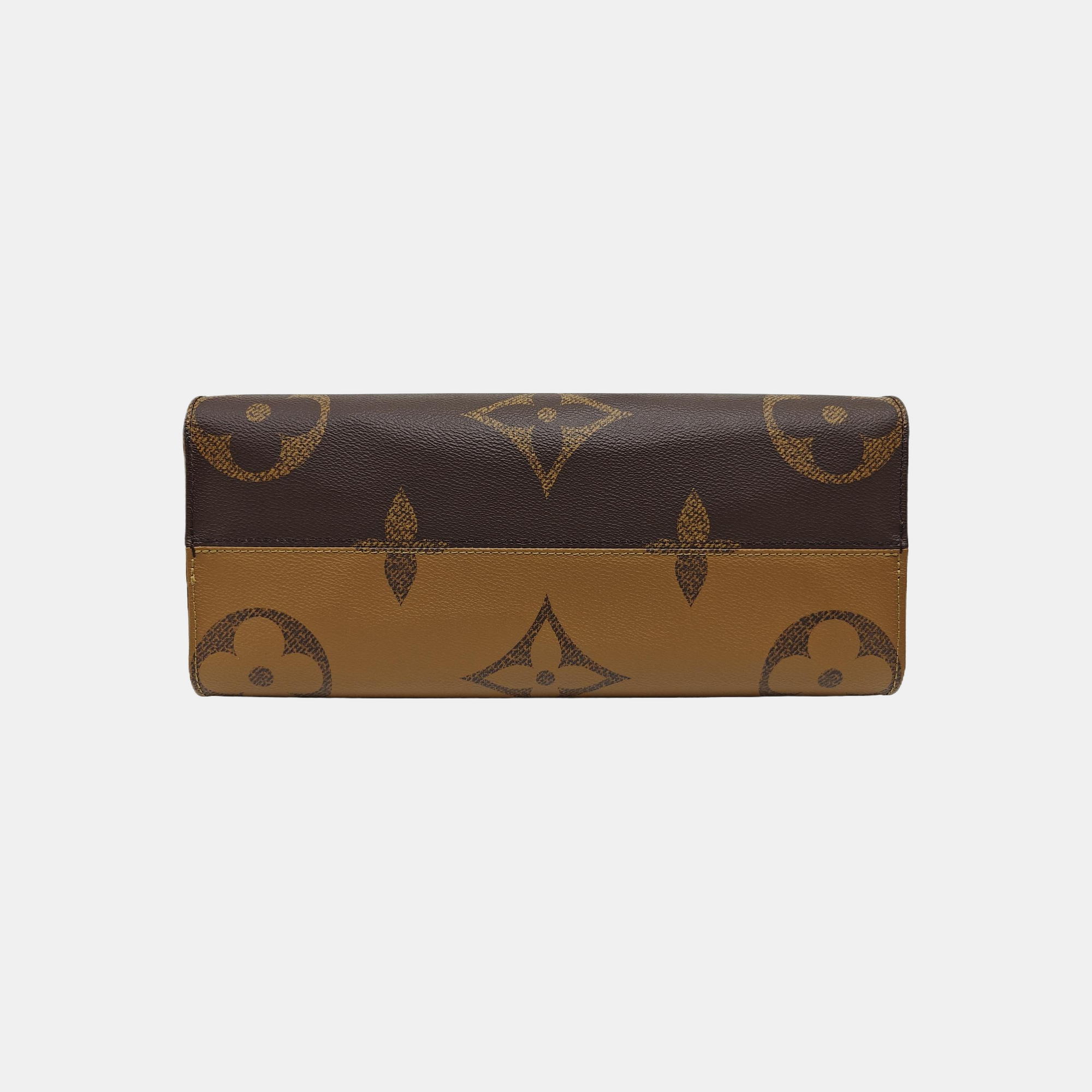 ONTHEGO MM Monogram Coated Canvas Brown