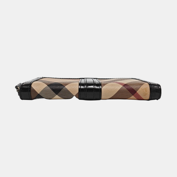 Coated Canvas Wallet Beige