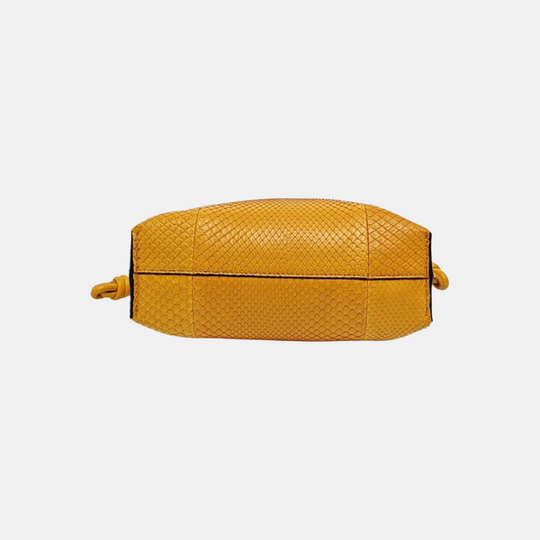 Authenticated pre-owned  Flamenco Python Yellow - Shoulder Bag at Looply
