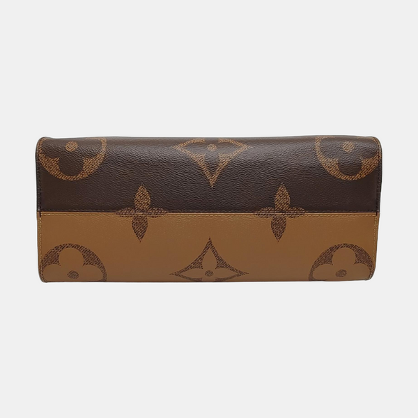 ONTHEGO MM Monogram Coated Canvas Brown