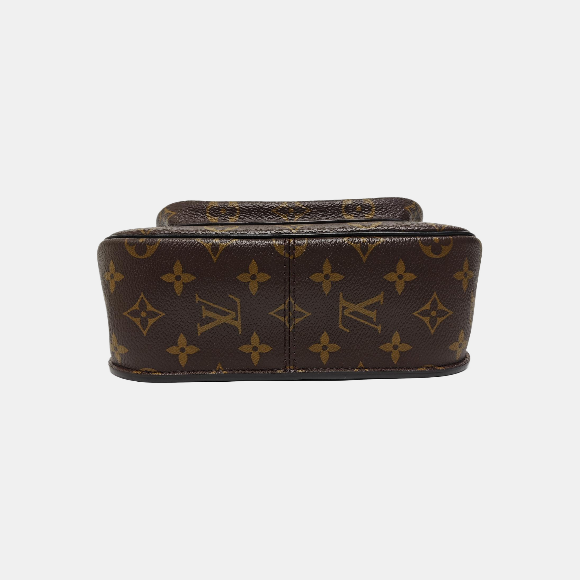 PASSY Monogram Coated Canvas Brown