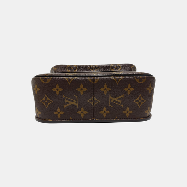 PASSY Monogram Coated Canvas Brown