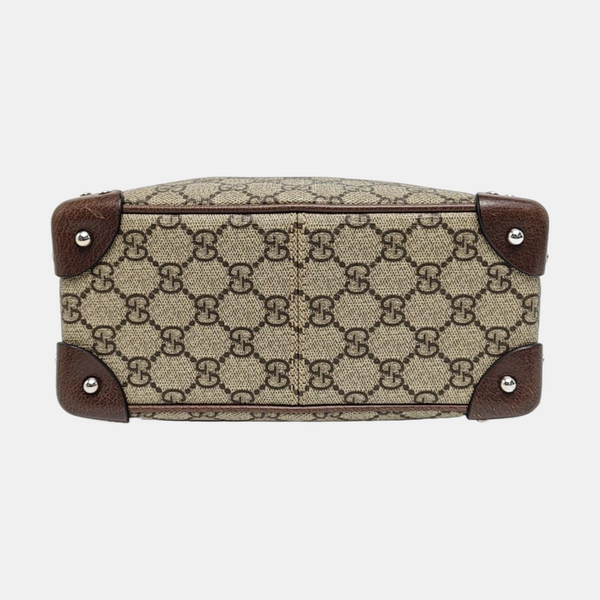 Trunk Monogram Coated Canvas Brown