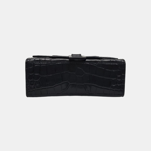 Hourglass Small Calfskin Black