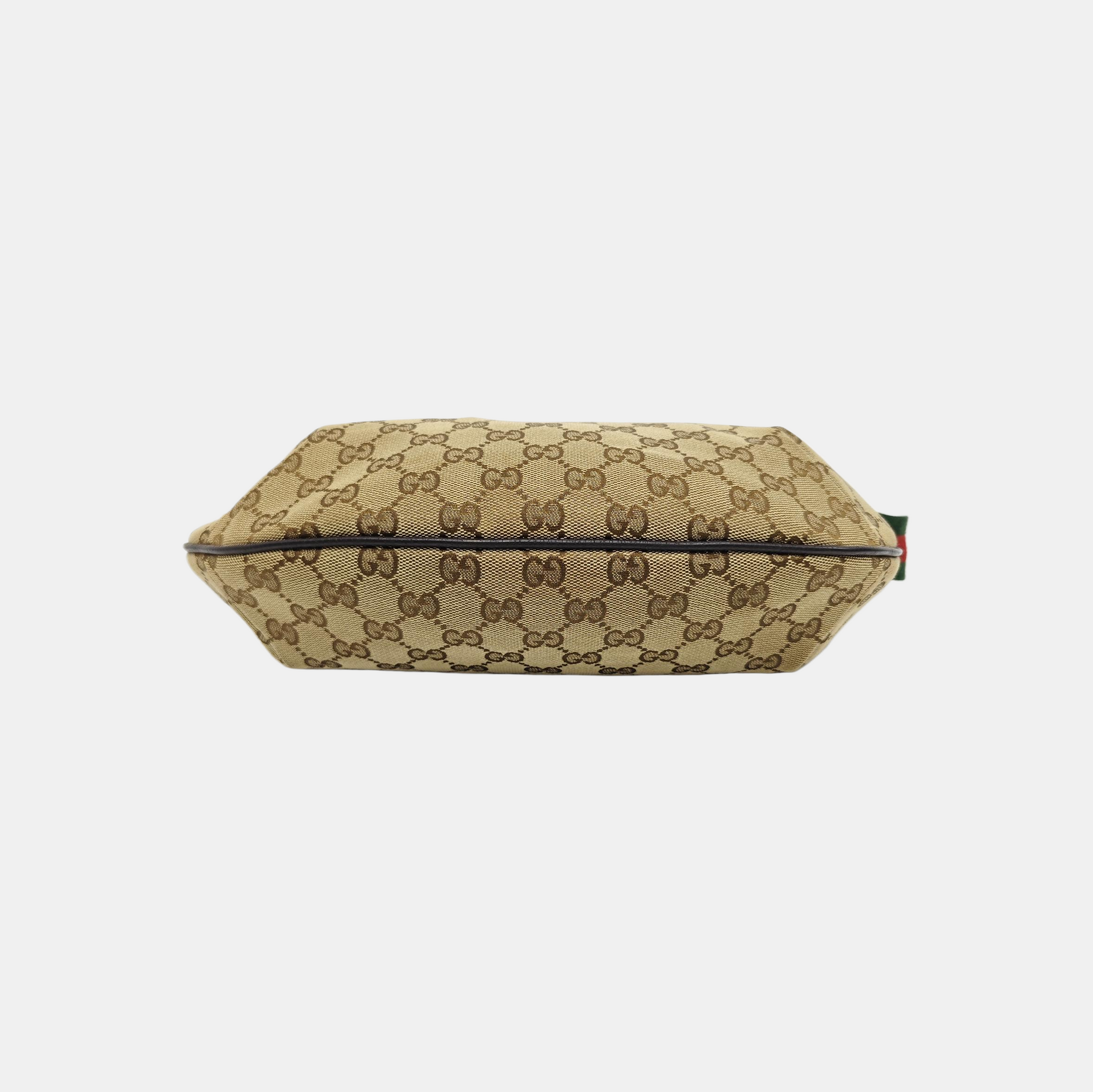 Monogram Canvas Shoulder Bag Brown