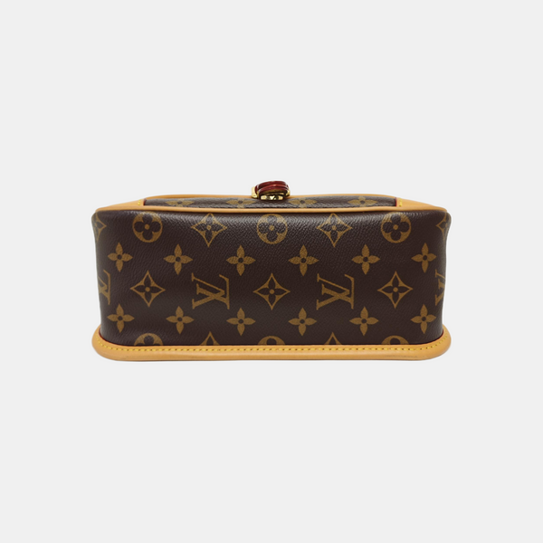 DIANE Monogram Coated Canvas Brown