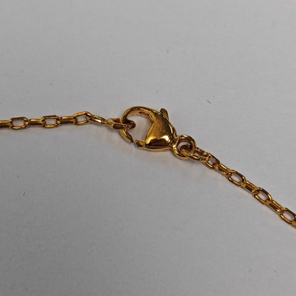 Pop H Metal Gold Necklace