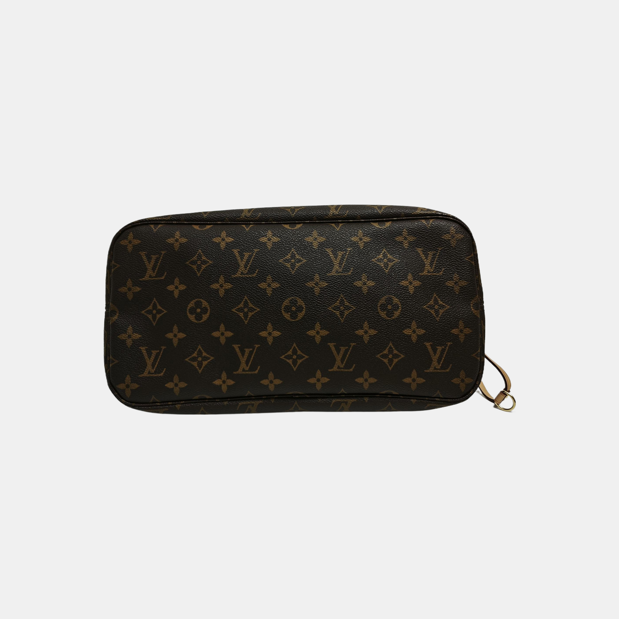 NEVERFULL MM Monogram Coated Canvas Brown