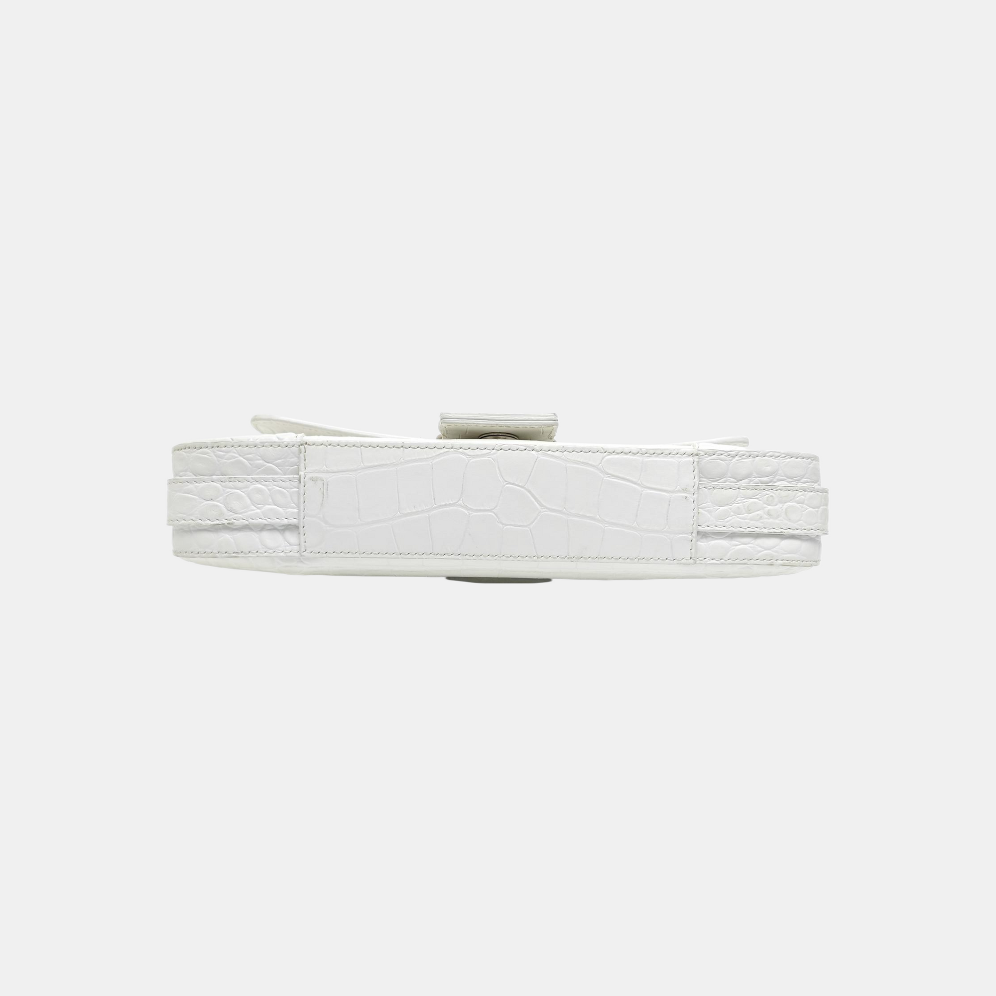 Calfskin Shoulder Bag White