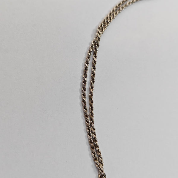 Force 10 18k White Gold Silver Necklace